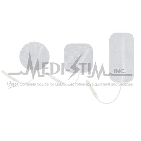 Stimpad Pro  Medi - Stim  Pro 2 in. Rnd., Pigtail White Cloth, Reusable Electrodes 4 Per Pkg ST335346