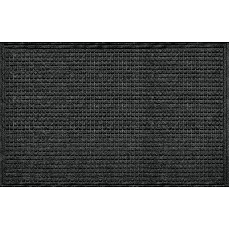 Apache Mills Apache Textures Onyx 24'' x 36'' Carpet/Recycled Rubber Door Mat 880-1907