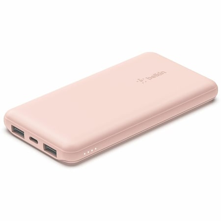 Belkin 10K POWER BANK, USB-A & C 15W, ROSE GOLD BPB011BTRG