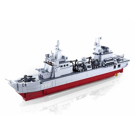 Vivacidad 1-450 Scale Model Bricks Supply Ship Building Brick Kit, 495 Piece VI3460544