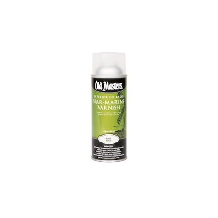 Old Masters Marine Spar Varnish Spray Satin Clear Oil-Based 12.8 oz Clear 92310