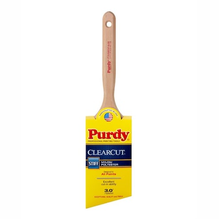Clearcut Glide 3in Purdy Angled Sash Paint Brush, Tynex/Orel 144152130