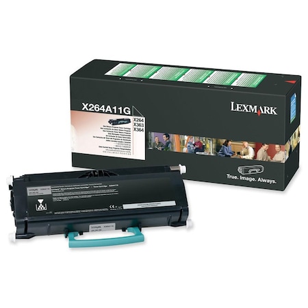 Lexmark Black Toner Cartridge 3.5K YLD X463A11G
