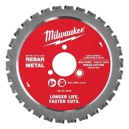 Milwaukee Tool Circular Saw Blade, 1 1/4 in Blade Dia. 48-40-4064