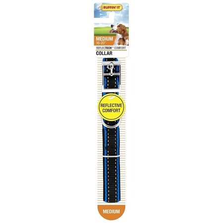 Ruffinit ReflecTech 32734 Reflective Padded Collar, 14 to 20 in L, 3/4 in W, Nylon, Assorted 7N32734
