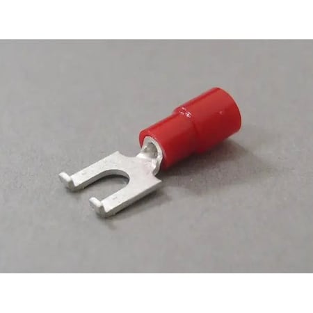 Nichifu NTM-TMEX-1.25Y-4W-RED Ins Spade Terminal AWG22-16 Stud8 TMEX 1.25Y-4W-RED
