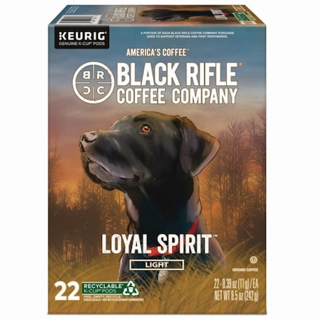 Black Rifle Coffee Co Loyal Spirit Coffee K-Cups, 22PK 5000384046