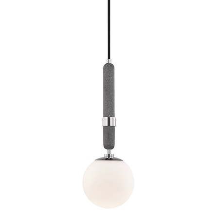 Mitzi Brielle 1 Light Pendant 24 In. Polished Nickel H289701S-PN
