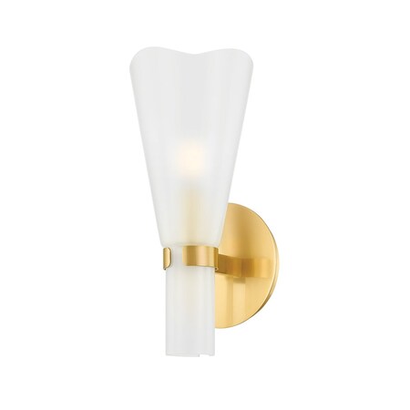 Hudson Valley Lighting Pine island 5 in. Wall Sconce Aged Brass 7931-AGB