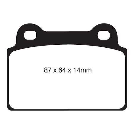 Ebc Redstuff Rear Brake Pads for 2008-2016 Mitsubishi Lancer Evo 10 2.0L Turbo DP31985C