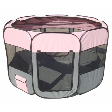 Peticare All-Terrain Lightweight Easy Folding Wire-Framed Collapsible Travel Pet Playpen PE17301