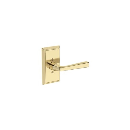 Baldwin Residential Door Levers Half Dummy Right Hand Non-Lacquered Brass HDKINHFR031