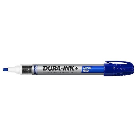 Markal Ink Industrial Marker, Blue, Bullet 96315G