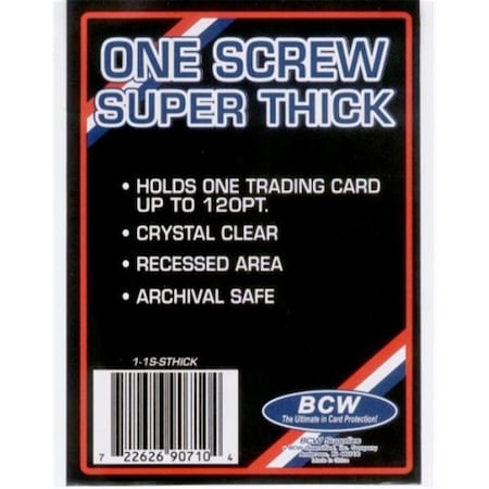 Bookazine MKW Mold 1 Screw Holder Real Thick 120 Point, 20PK PC18II