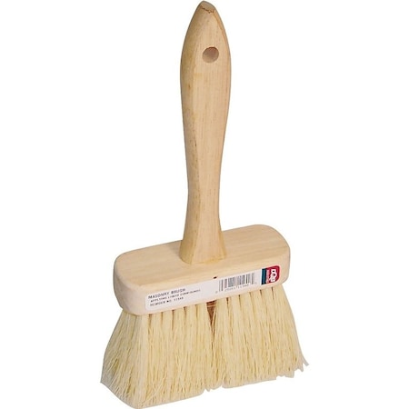 Dqb E-Z Fit Series Masonry Brush, 4-3/4 in L Brush, Tampico Bristle, White Bristle 11940