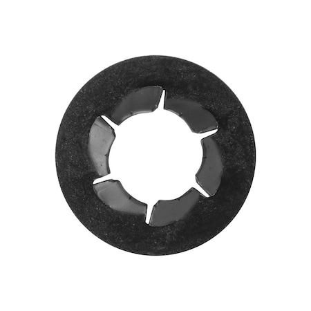Auveco Pushnut Bolt Retainer 3/8in Bolt 25/32in Od Black Phosphate, 100PK 22799