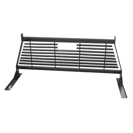 Rki Window Grille Steel Louvered for Ford Super Duty, Black RKIWG11B