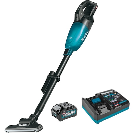 Makita Upright Vacuum Cleaner, Teal/Black, 2.8 lb GLC01M1