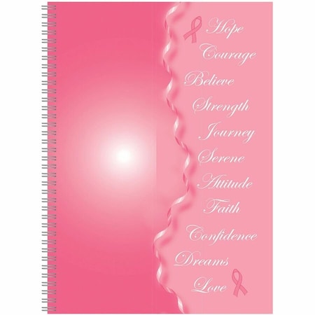 House Of Doolittle Breast Cancer Awareness Recycled Ruled Monthly Planner/Journal, 10 x 7, 12-Month (Jan to Dec): 2025 HOD5226