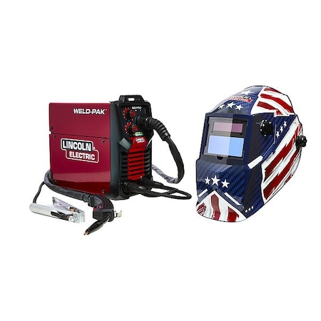 Lincoln Electric Welder Kit Machine & Accessories, 120v K5387-10