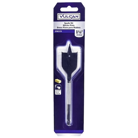 Vulcan 278471OR Spade Drill Bit, 1-1/8 in Dia, Hex Shank PTA250410/278471O