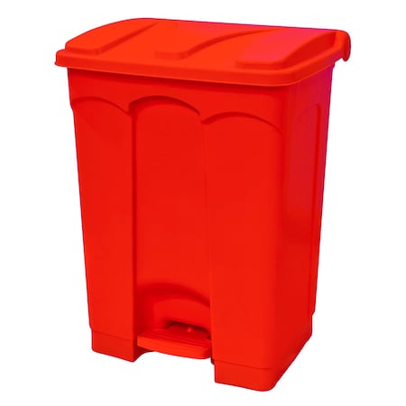 Quantum Storage Systems Step-On Contianer, 18 Gallon, Red CSO-18RD