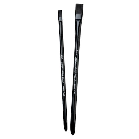 Silver Brush Black Velvet Square Wash Brushes, 2-Piece Set BV-3058