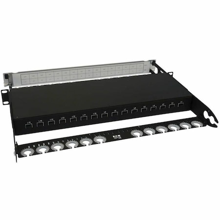 Eaton Tripp Lite Series Spine-Leaf MPO Panel with Key-Up to Key-Up MTP/MPO Adapter - 12F N48LSM-16X16