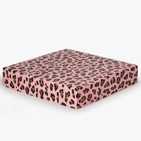 Nashville Wraps Lipstick Leopard Box Lid, 10x10x2, 25PK GBL10LPL