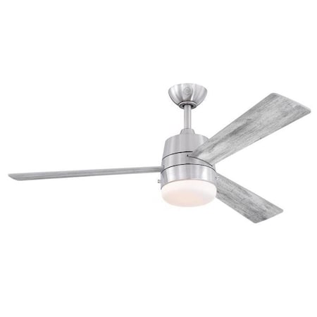 Westinghouse Brinley 52 in. Brushed Nickel Silver LED Indoor Ceiling Fan 7304900