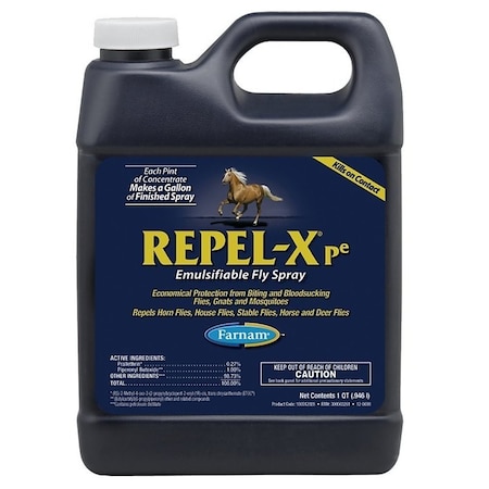 Farnam Repel-X Emulsifiable Fly Spray, 32 oz Bottle 100512028