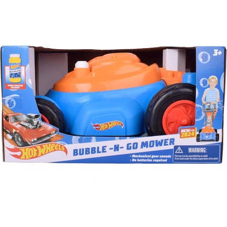 Hot Wheels Bubble N Go Mower Blue/Orange 470415