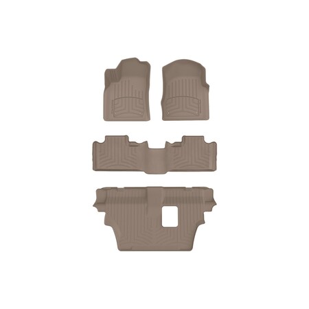 Weathertech Tan, Front and Rear and Rear FloorLiner HP 454851-45324-2-3IM