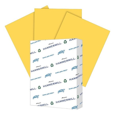 Hammermill Paper, Colored, Gold, PK500 10316-8
