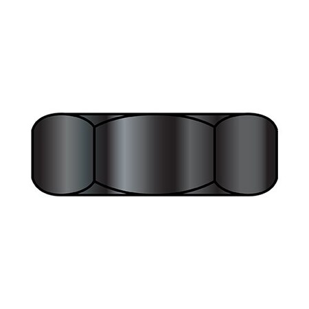 Zoro Select 10-32X1/4X3/32 Hex Ms Nut-Small Pattern Black Ox & Oil, 8000Pk 1104NHB