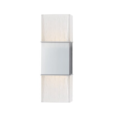 Hudson Valley Lighting Aurora 2 Light Wall Sconce 4.5 In. Polished Chrome 282-PC