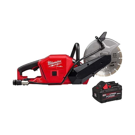 Milwaukee Tool M18 FUEL Cut-Off Saw+FORGE XC8.0 Battery 2786-20, 48-11-1881
