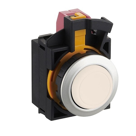 Idec Pushbutton 22MM 2NO White CW4B-M2E20W