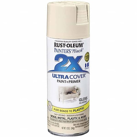 Rust-Oleum Painter's Touch 2X Ultra Cover Gloss Almond 12 Oz. Spray 249125
