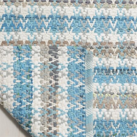 Safavieh Montauk Hand Woven Square Area RugAqua & Multicolor 6 x 6 ft. MTK950C-6SQ