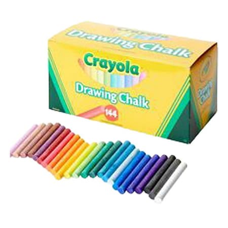 Crayola Drawing Chalk, Assorted, Non-Toxic, PK2 CYO510400