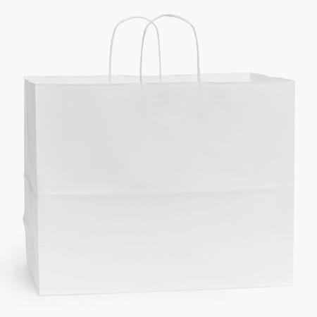 Duro Bag 16X6X12 White Kraft, 250PK W16612