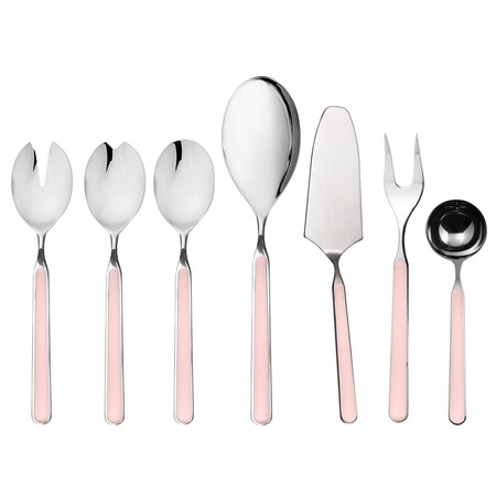 Mepra Fantasia Serving Set - 7 Pieces - Pale Rose 10Z72207