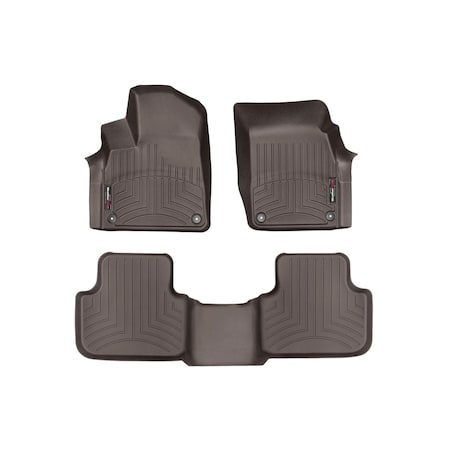 Weathertech Cocoa, Front and Rear Floorliners 47887-1-5
