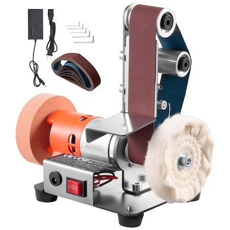 Vevor 3-in-1 Mini Belt Sander Grinder Polisher Combo with 7 Speeds Adjustment MMP-1000