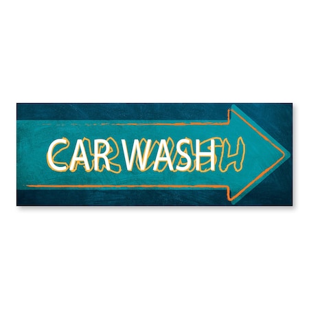Signmission Car Wash, 18 Inch, Decal D-48-30353