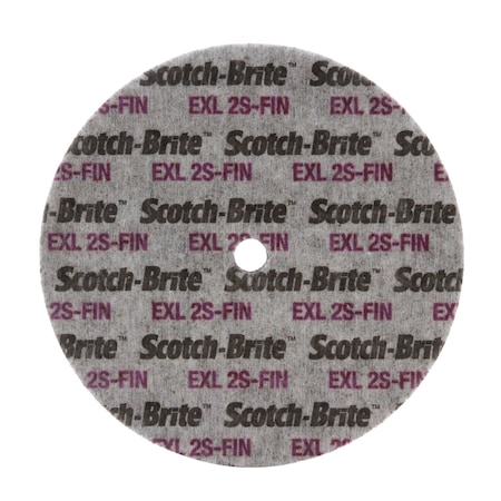 Scotch-Brite EXL Unitized Wheel, 2S Fine, 6 in x 1 in x 2 in, SPR, 2PK XL-UW