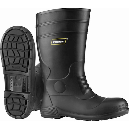 Ironwear 15.5" Waterproof Composite Toe Slip Resistant EVA Boots, Black, 07 9293-B-07