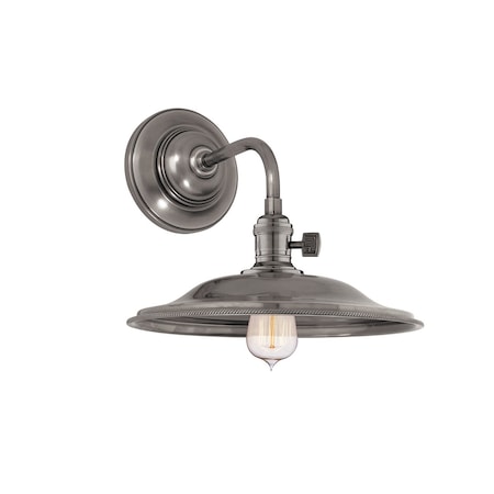 Hudson Valley Lighting Heirloom 1 Lt.  Wall Sconce 10 In. Historic Nickel 8000-HN-MS2