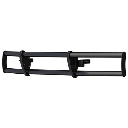 Replacement For Volvo Vnl Gen Ii Year 2008 Milestone Black Stainless Steel Low Profile Bumper Guard